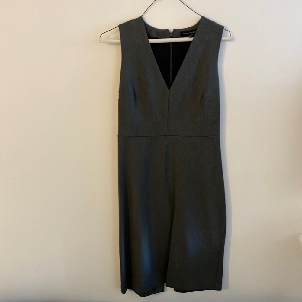 Gray Banana Republic Work Dress